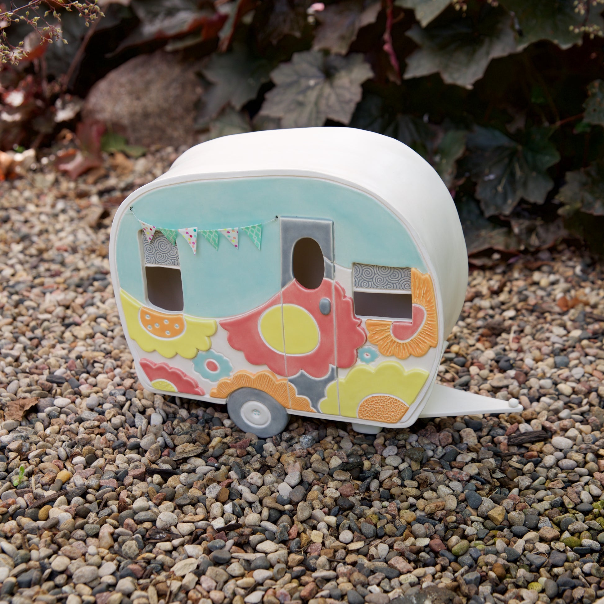 Flower Child Camper by Sally Scott - © Blue Pomegranate Gallery