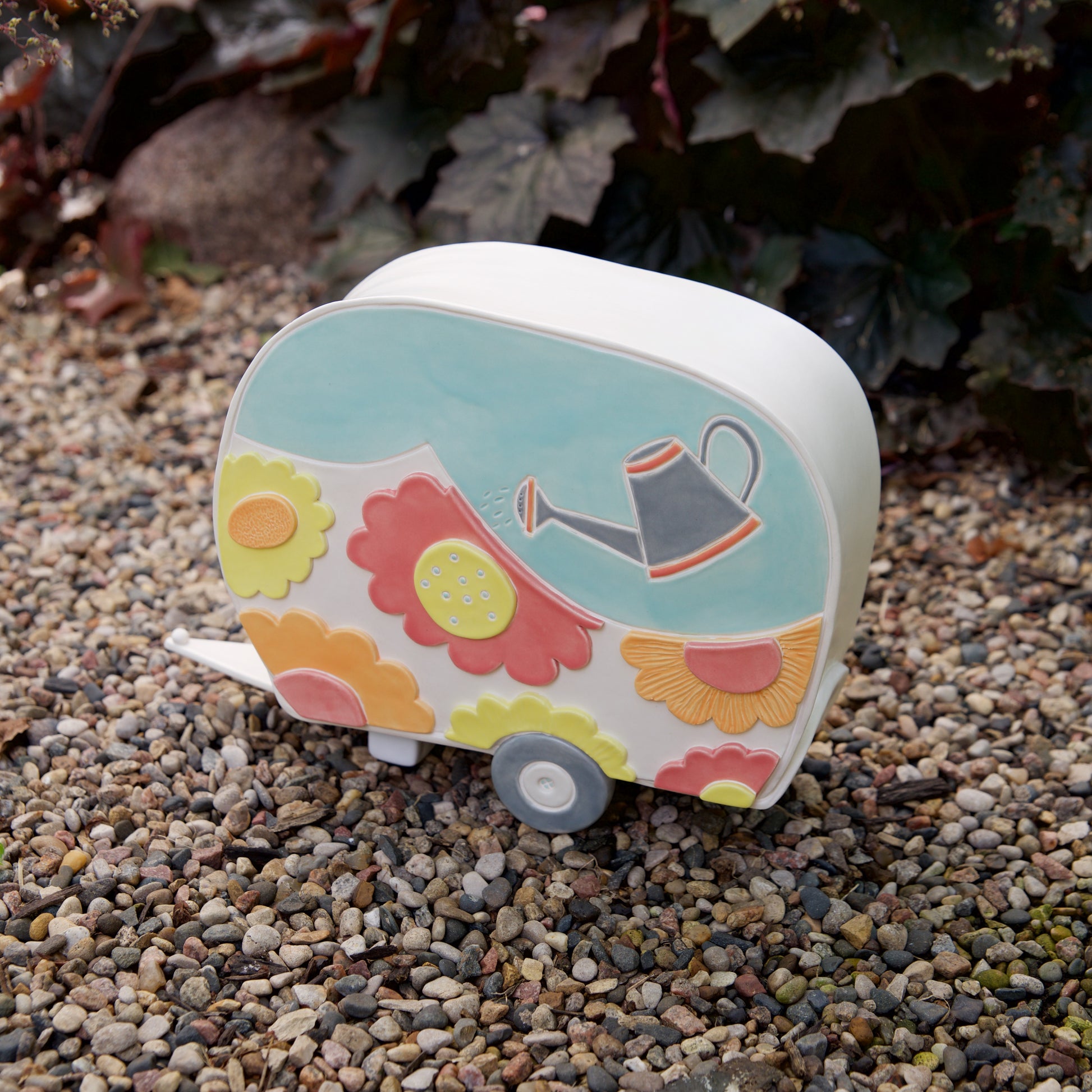 Flower Child Camper by Sally Scott - © Blue Pomegranate Gallery