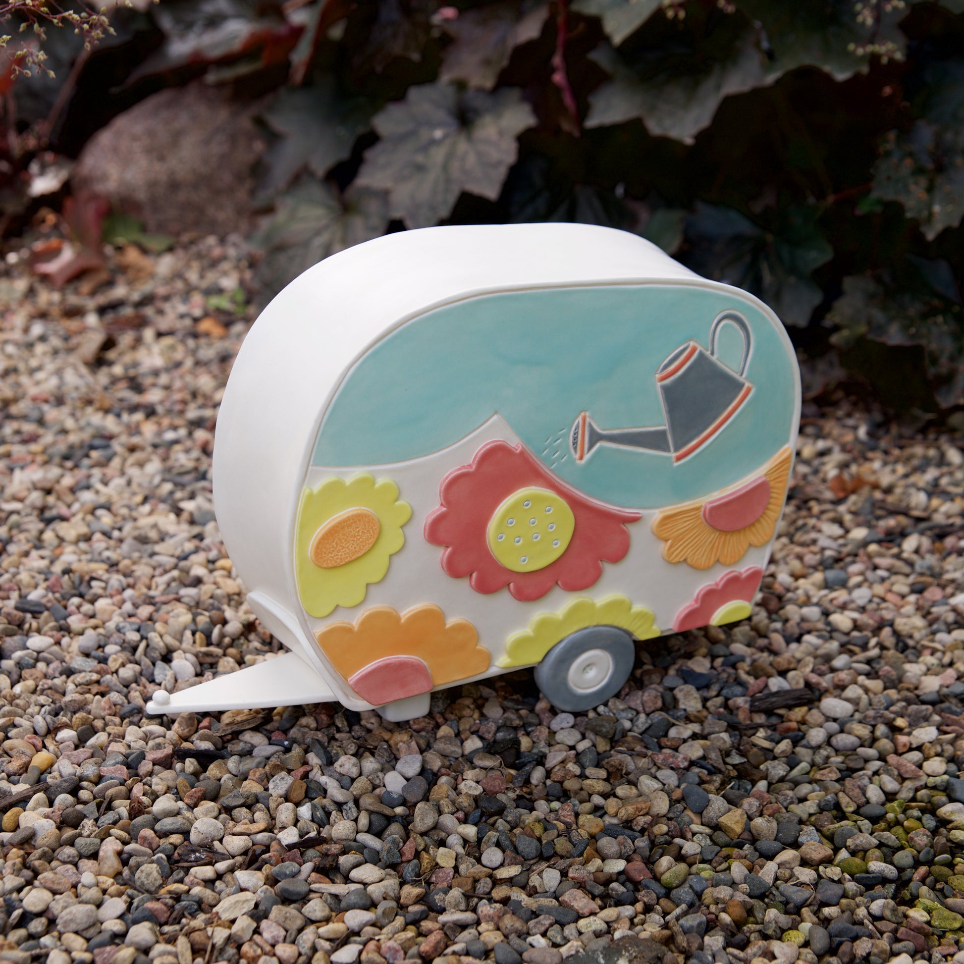Flower Child Camper by Sally Scott - © Blue Pomegranate Gallery