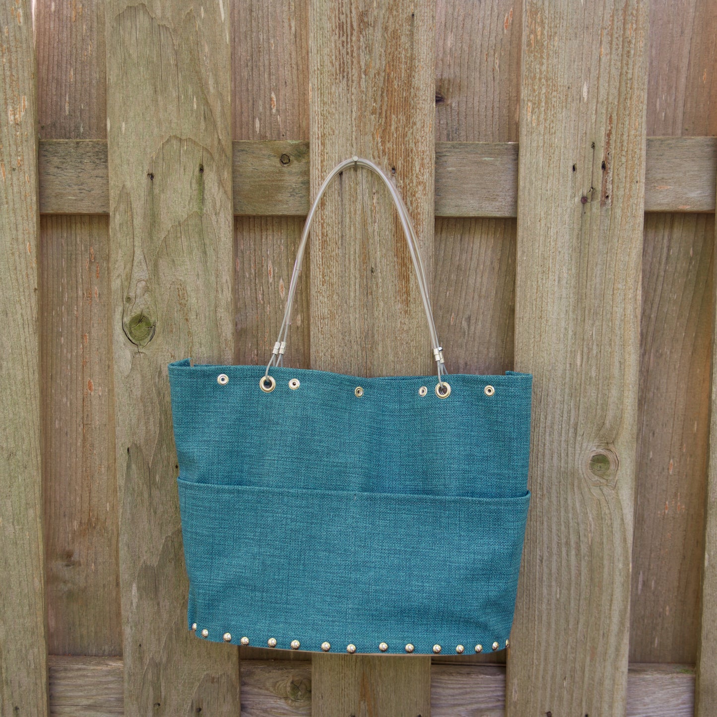LG Blue Flair Tote by Renee Sonnichsen - © Blue Pomegranate Gallery