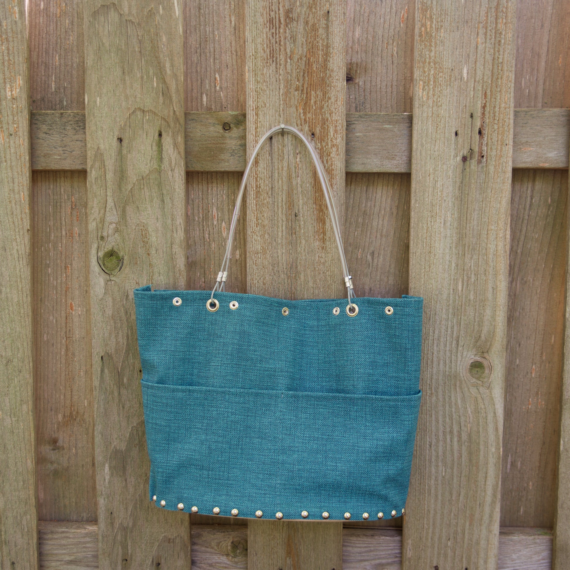 LG Blue Flair Tote by Renee Sonnichsen - © Blue Pomegranate Gallery