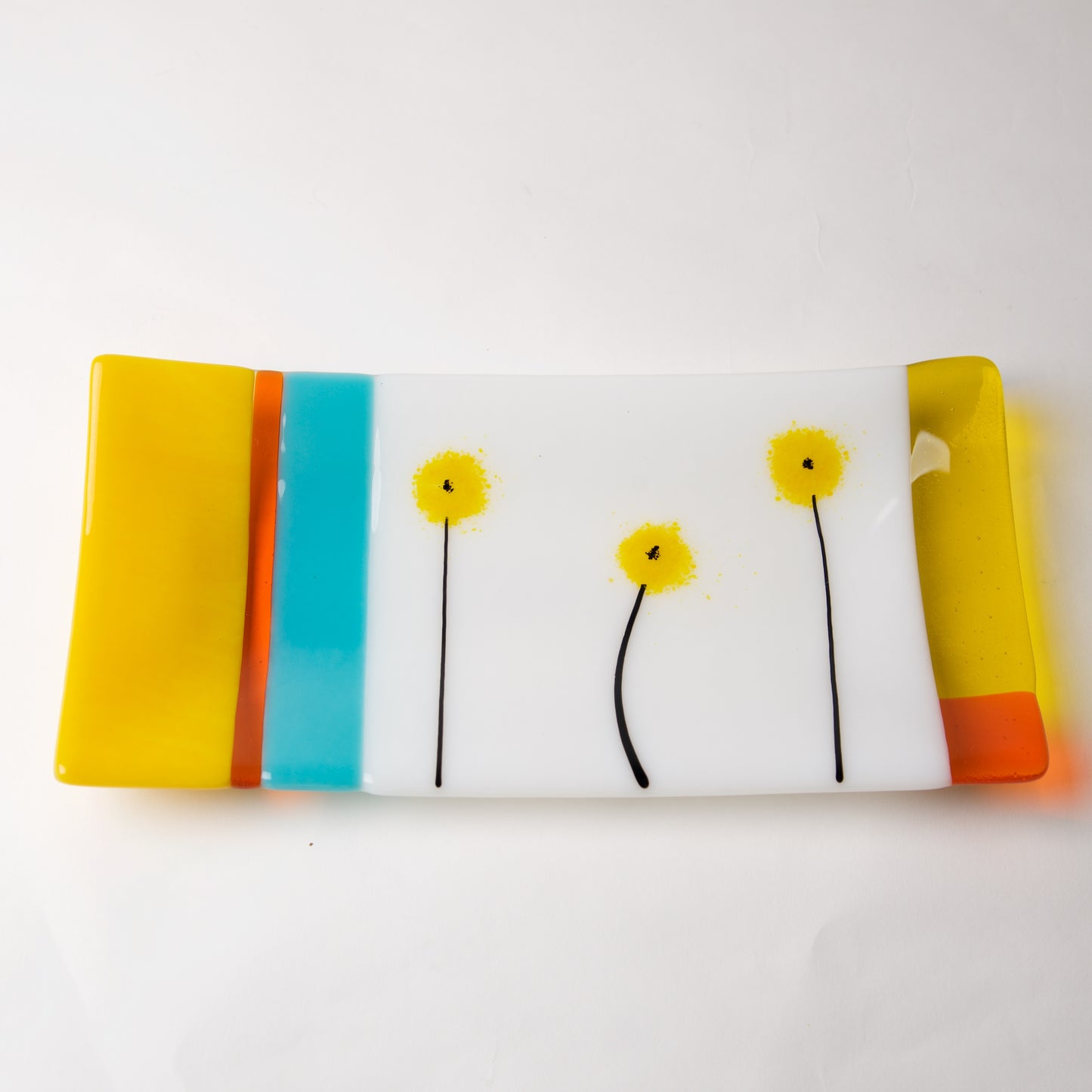 Yellow Poppy Dish by Lisa Becker - © Blue Pomegranate Gallery