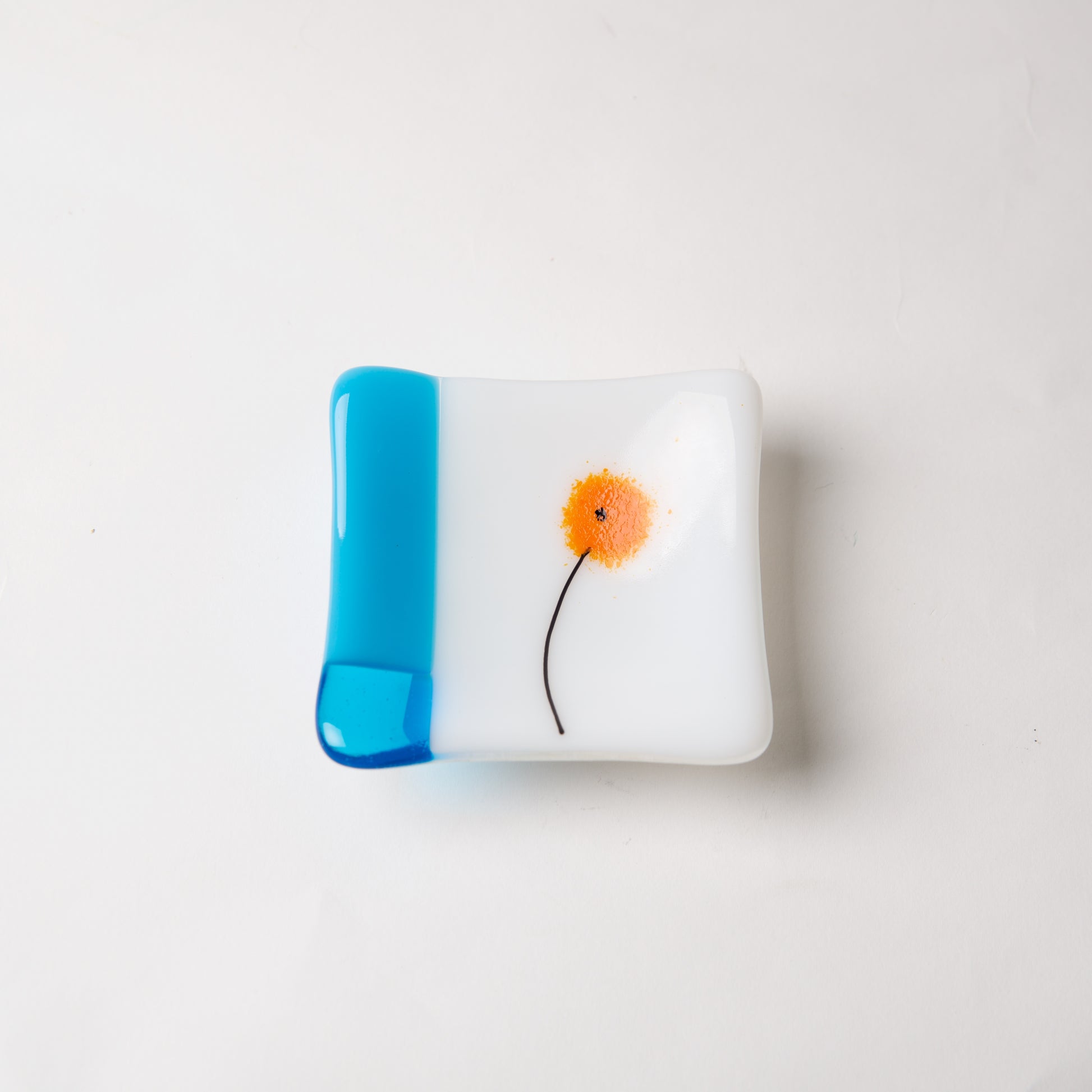 Orange Poppy Dish by Lisa Becker - © Blue Pomegranate Gallery