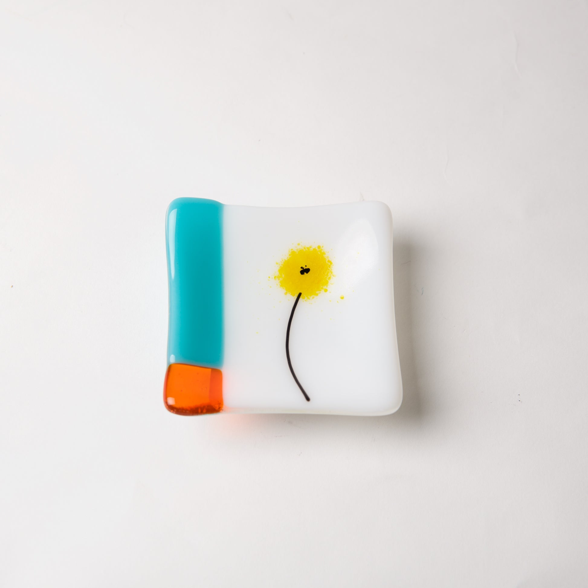 Yellow Poppy Dish by Lisa Becker - © Blue Pomegranate Gallery