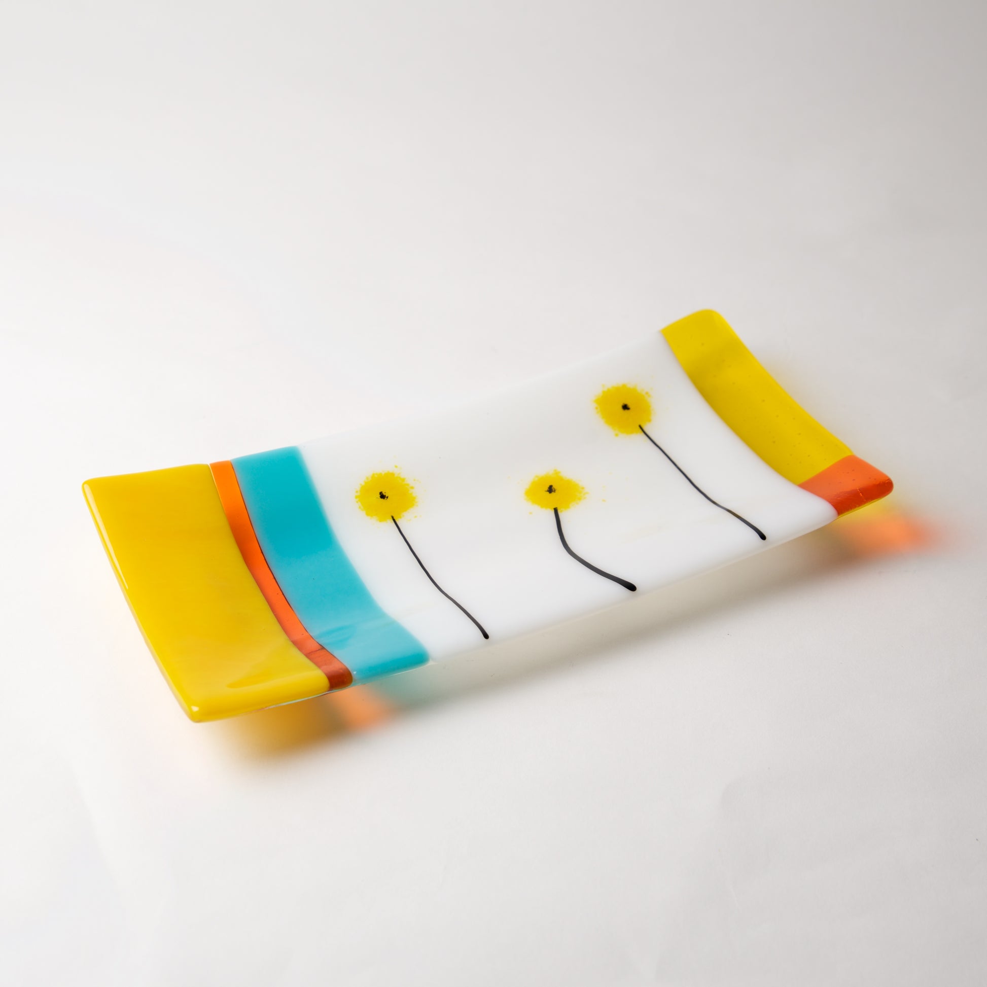 Yellow Poppy Dish by Lisa Becker - © Blue Pomegranate Gallery