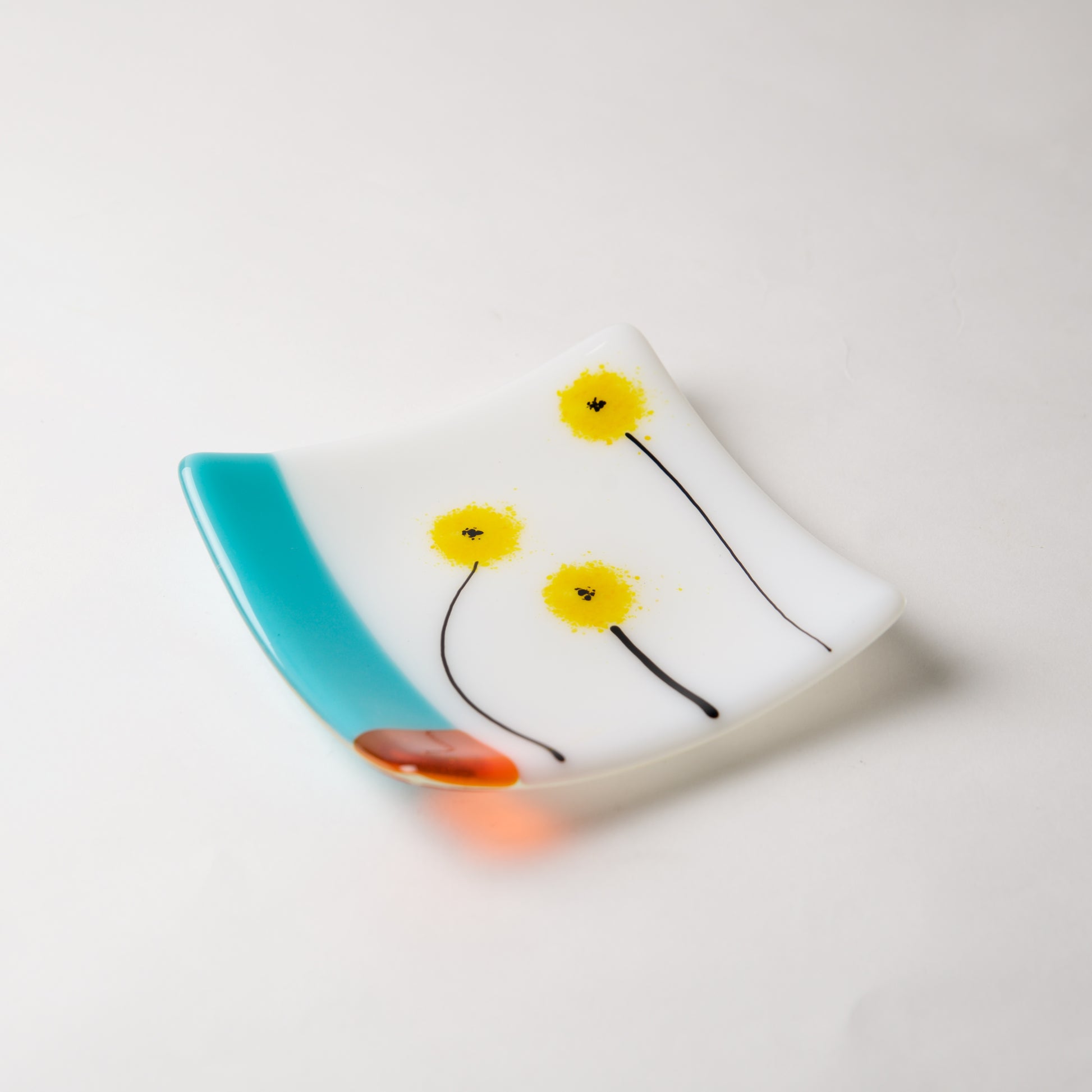 Yellow Poppy Dish by Lisa Becker - © Blue Pomegranate Gallery