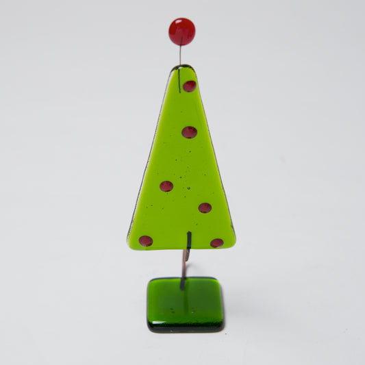 Green Tree w/ Red dots by Ebba Krarup - © Blue Pomegranate Gallery