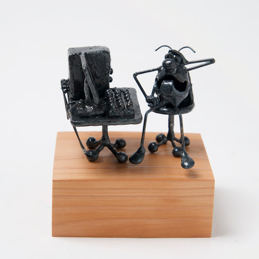 Frustrated Computer Flea by Jeff and Greg Quayle - © Blue Pomegranate Gallery