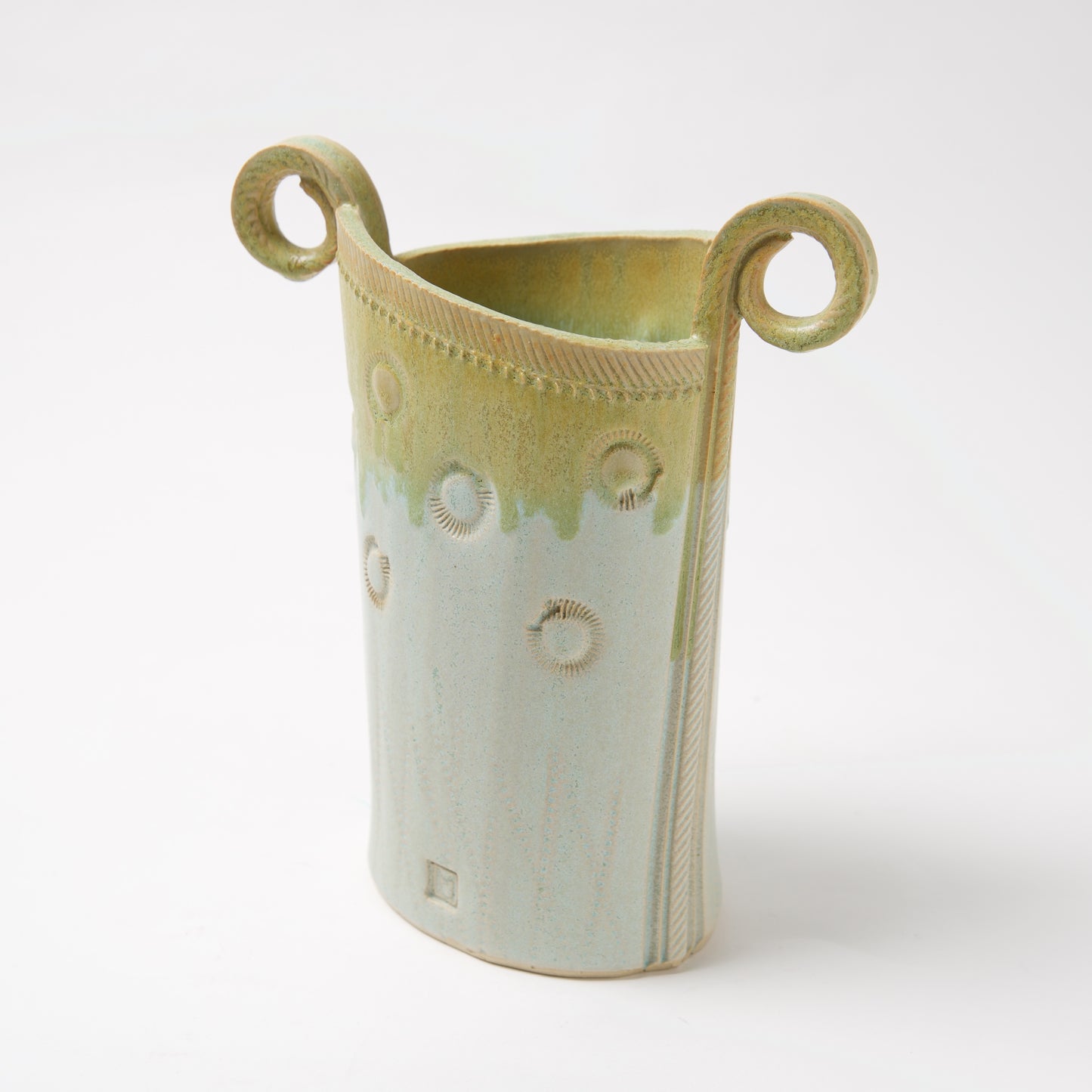 Funky Oval Vase -Large by Michael Macone - © Blue Pomegranate Gallery