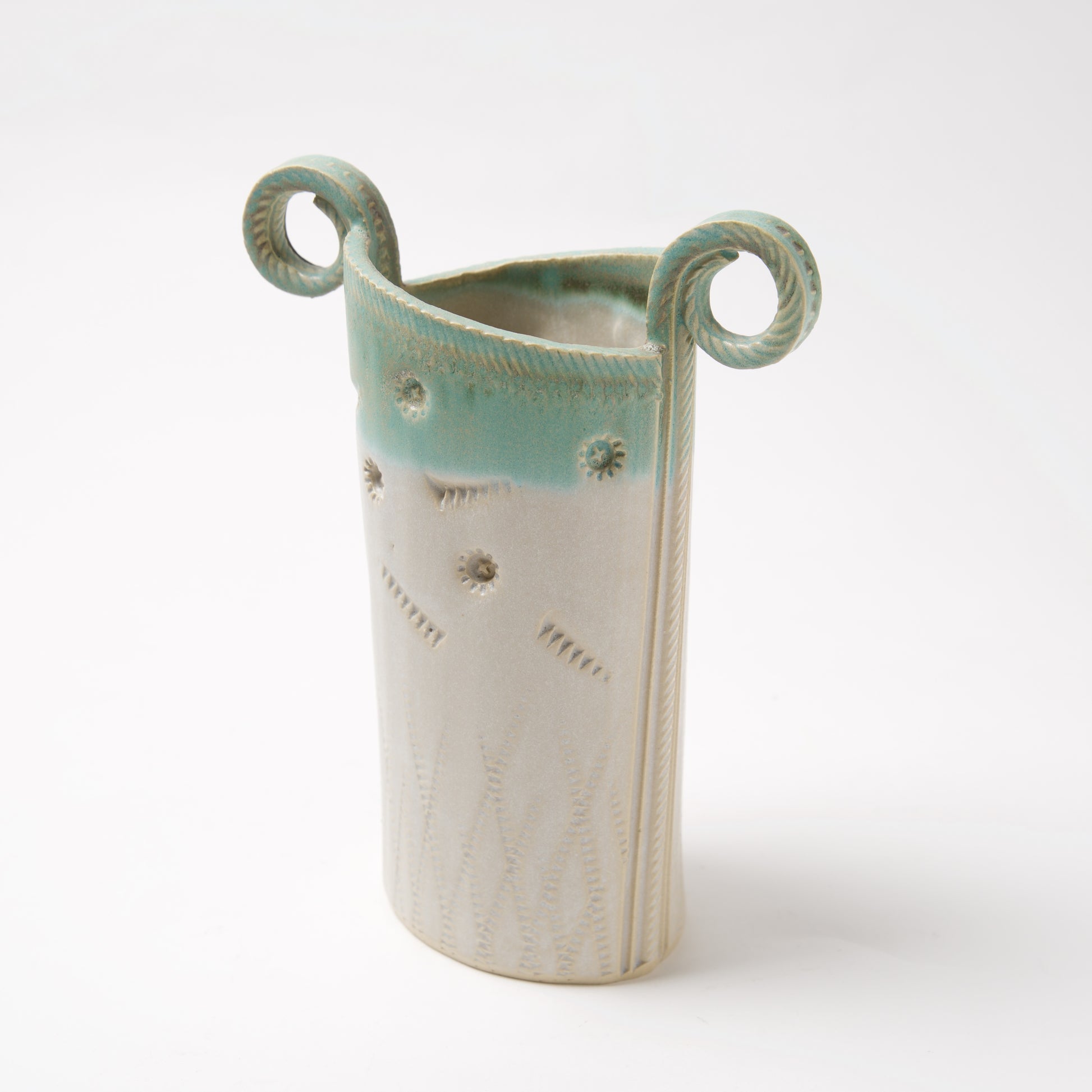 Funky Oval Vase -Medium by Michael Macone - © Blue Pomegranate Gallery