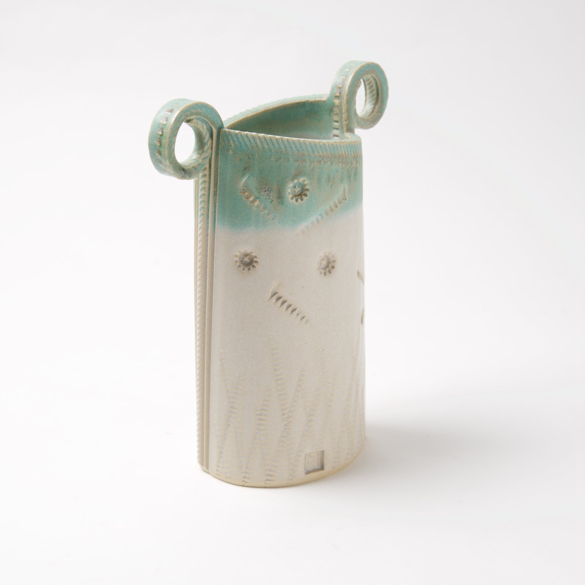 Funky Oval Vase -Medium by Michael Macone - © Blue Pomegranate Gallery