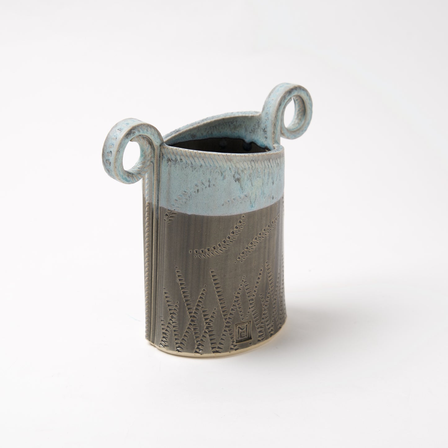 Funky Oval Vase -Small by Michael Macone - © Blue Pomegranate Gallery