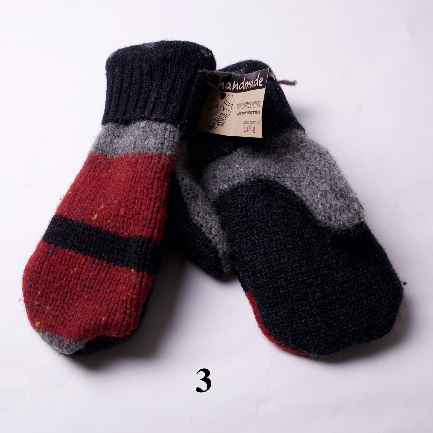 Wool Sweater Upcycled Mittens by Elaine Olson - © Blue Pomegranate Gallery