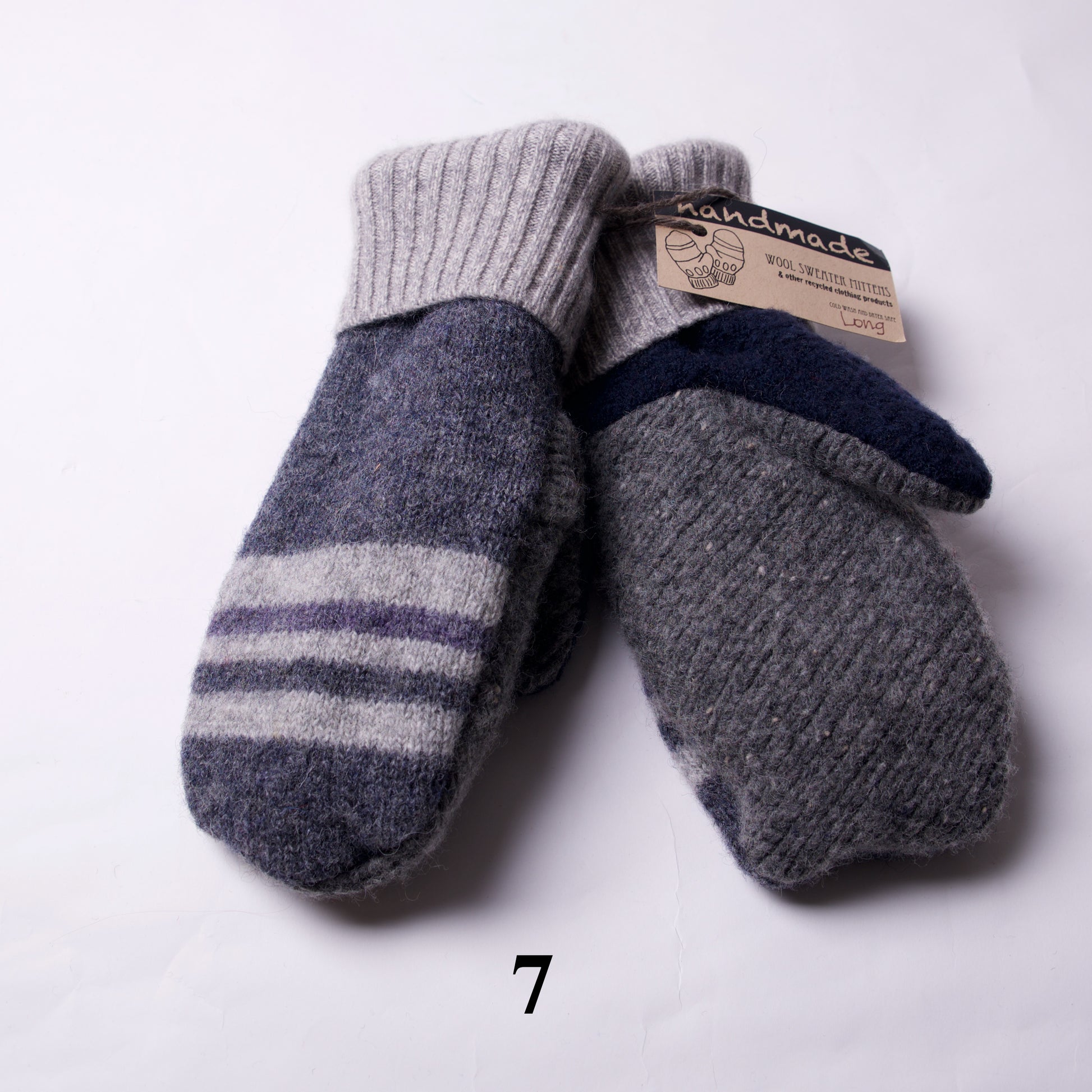Wool Sweater Upcycled Mittens by Elaine Olson - © Blue Pomegranate Gallery