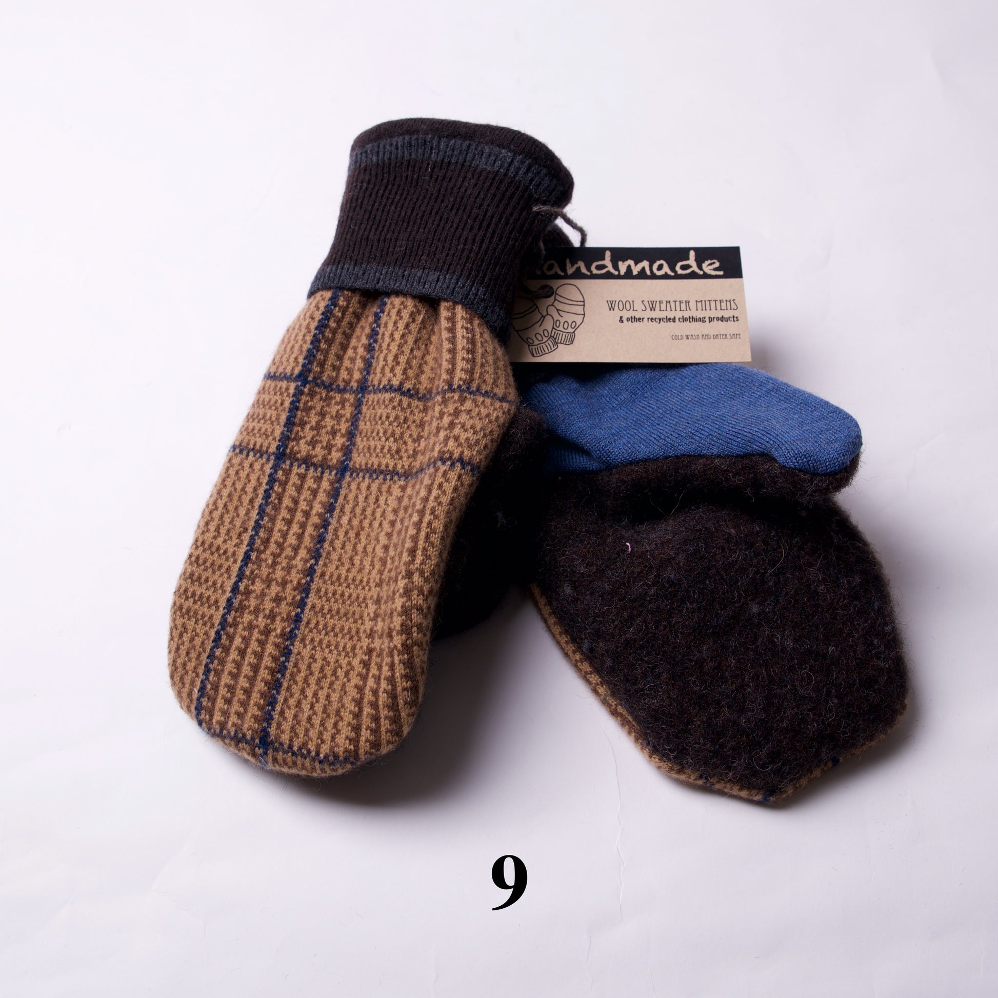 Wool Sweater Upcycled Mittens by Elaine Olson - © Blue Pomegranate Gallery