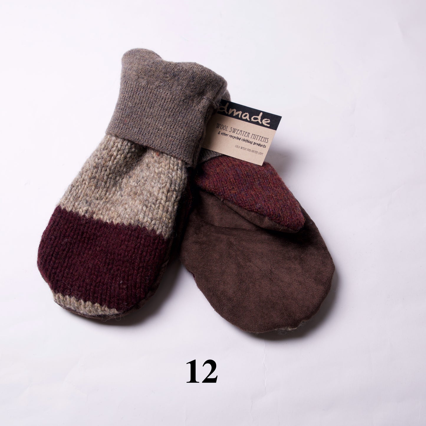 Wool Sweater Upcycled Mittens by Elaine Olson - © Blue Pomegranate Gallery