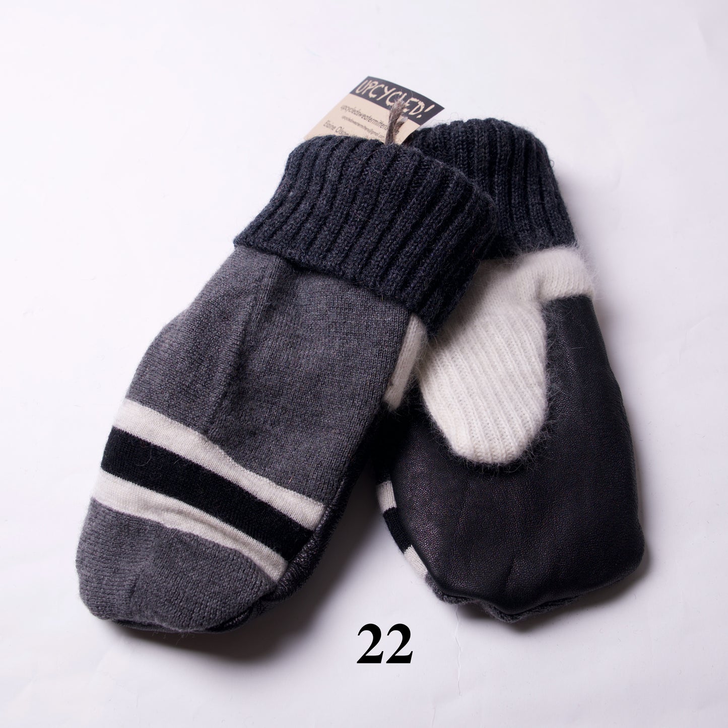 Wool Sweater Upcycled Mittens by Elaine Olson - © Blue Pomegranate Gallery