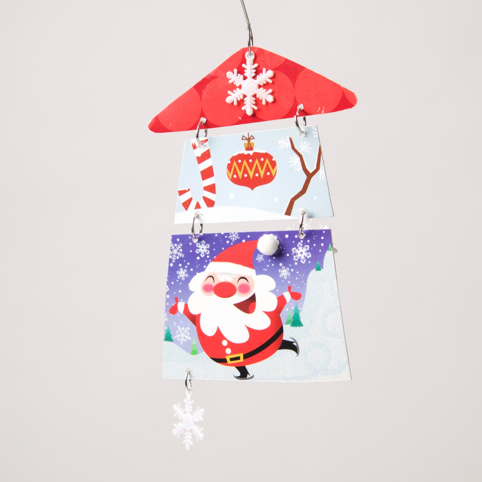 House Ornament from recycled Giftcards - © Blue Pomegranate Gallery