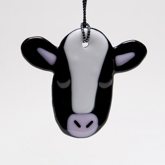 Cow Ornament, Sun Catcher by Charlotte Behrens - © Blue Pomegranate Gallery