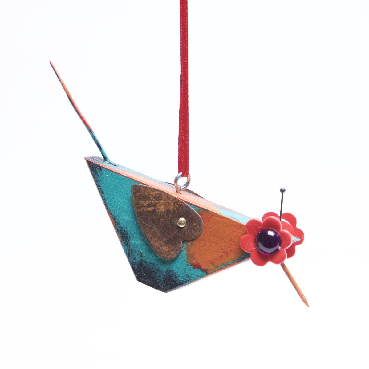 Odd Bird Ornament by Mary Kolar. - © Blue Pomegranate Gallery