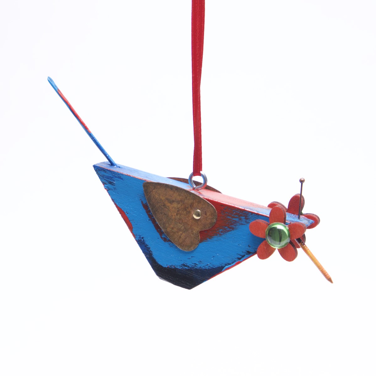 Odd Bird Ornament by Mary Kolar. - © Blue Pomegranate Gallery