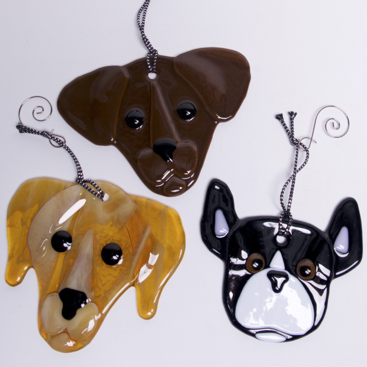 Dog Ornament, Sun Catcher by Charlotte Behrens - © Blue Pomegranate Gallery
