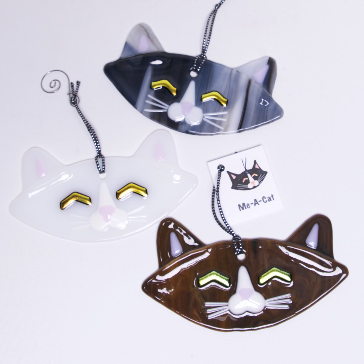 Cat Ornament, Sun Catcher by Charlotte Behrens - © Blue Pomegranate Gallery