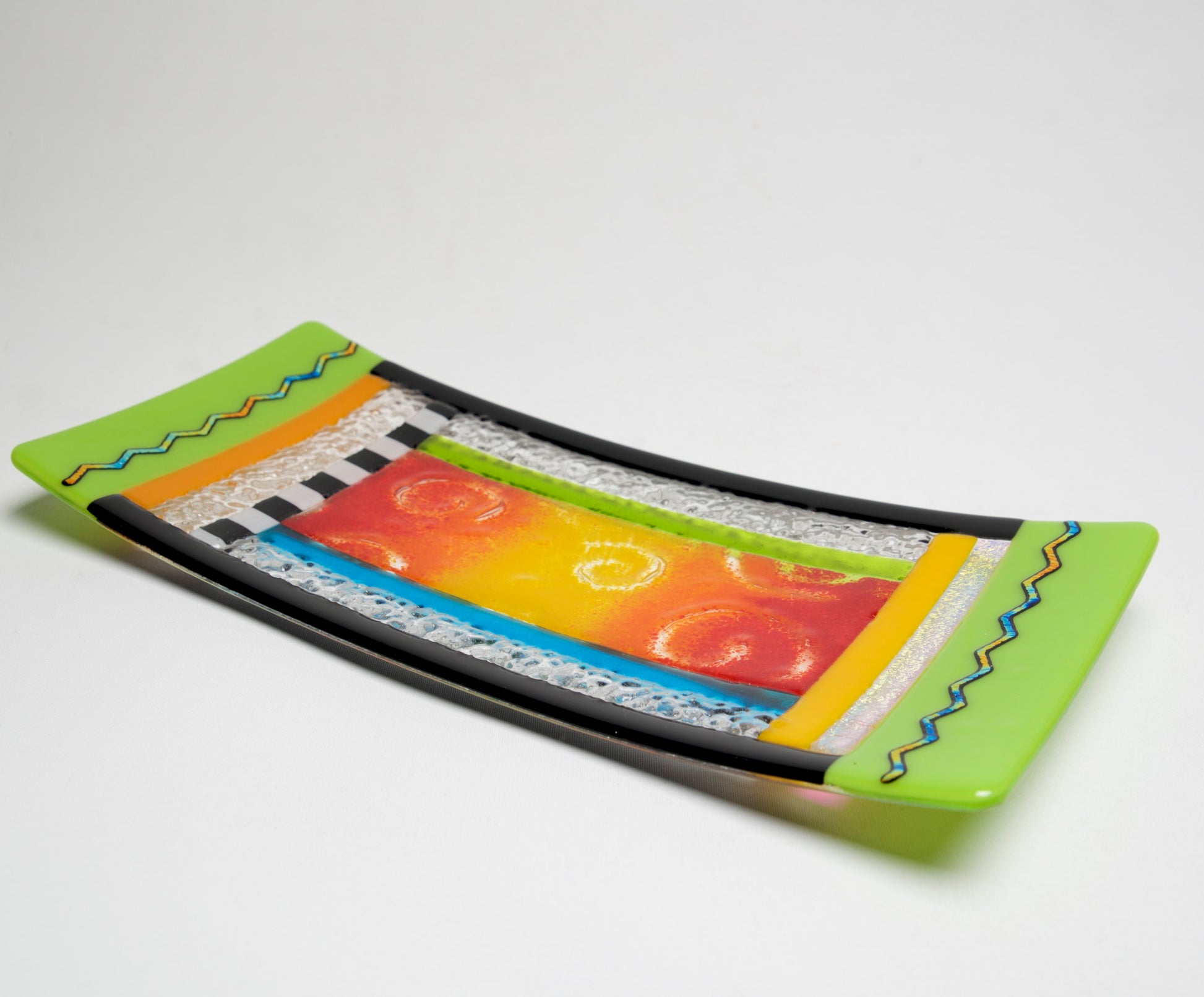 Abstract platter by Charlotte Behrens - © Blue Pomegranate Gallery