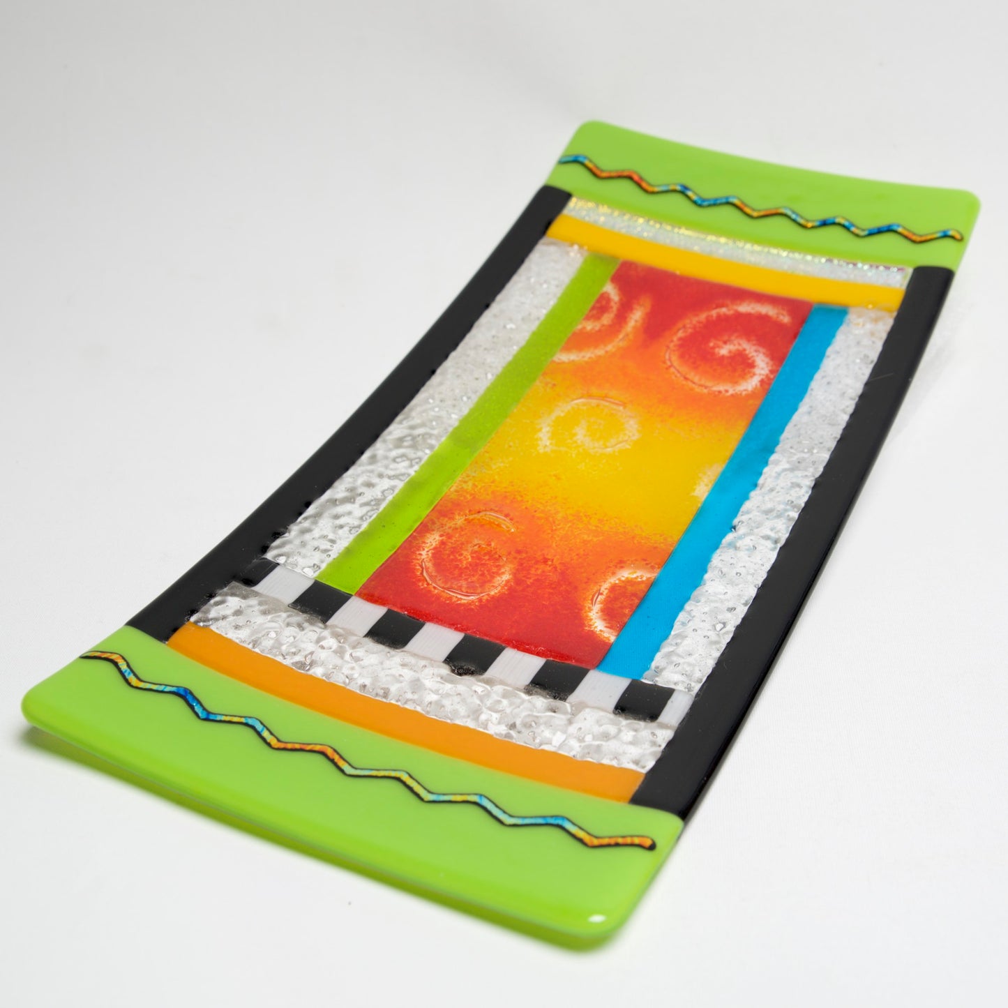 Abstract platter by Charlotte Behrens - © Blue Pomegranate Gallery