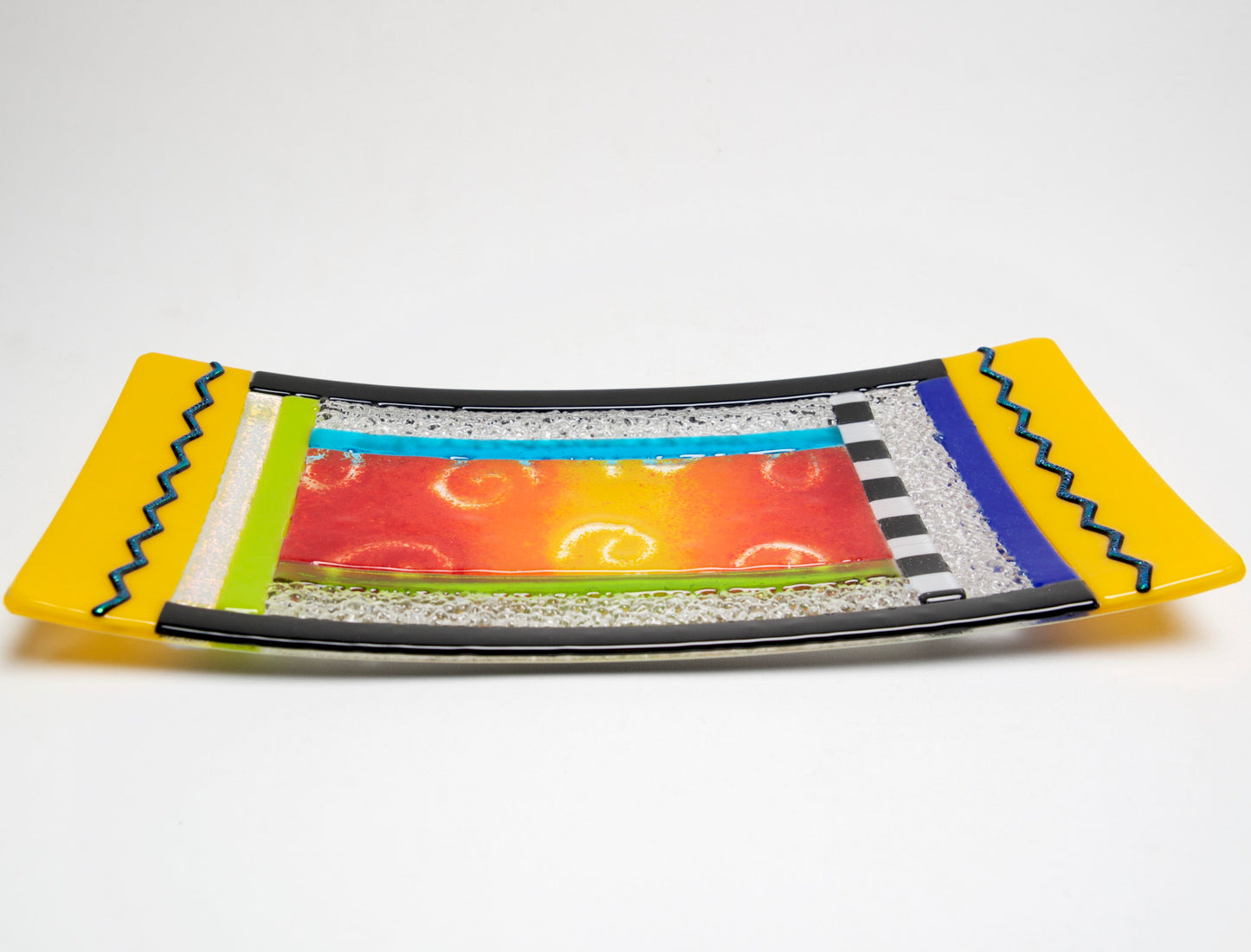 Abstract platter by Charlotte Behrens - © Blue Pomegranate Gallery