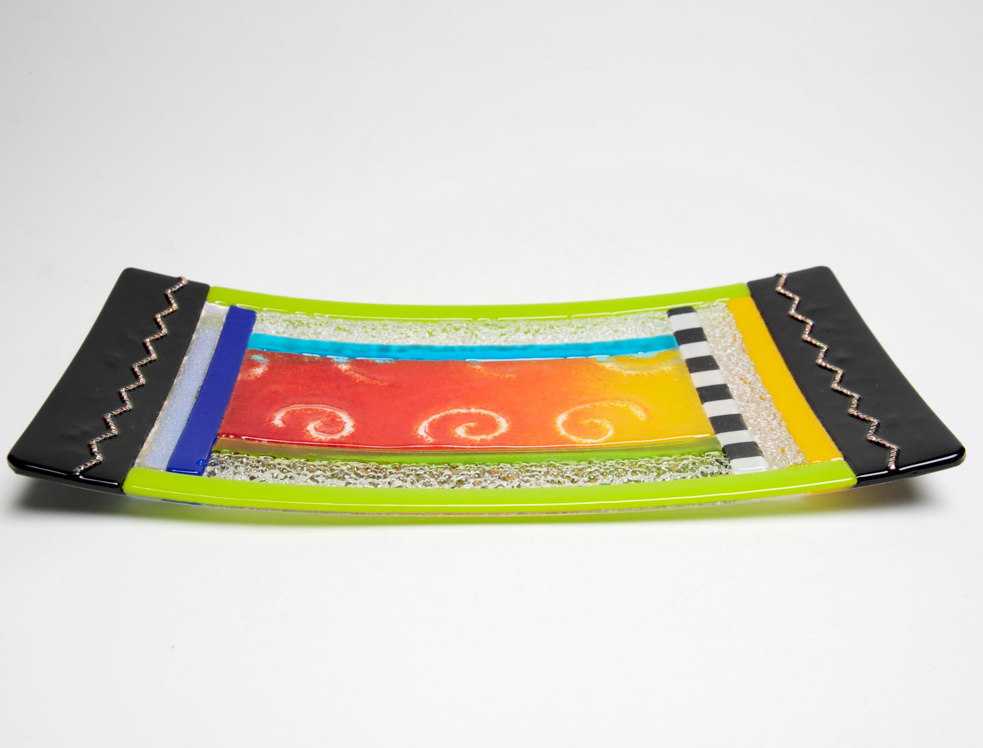 Abstract platter by Charlotte Behrens - © Blue Pomegranate Gallery