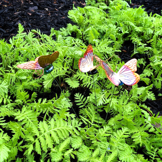 Butterfly Potted Plant Stake - © Blue Pomegranate Gallery