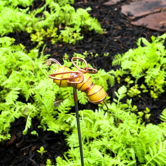 Beauford the Bumbling Bee Garden Stakeby Lisa Fida - © Blue Pomegranate Gallery