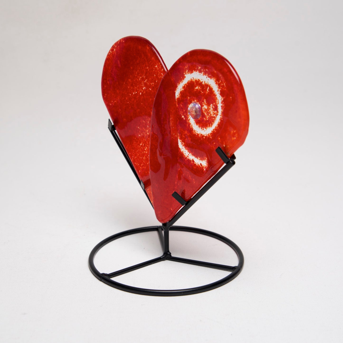 Large Heart in Stand by Charlotte Behrens - © Blue Pomegranate Gallery