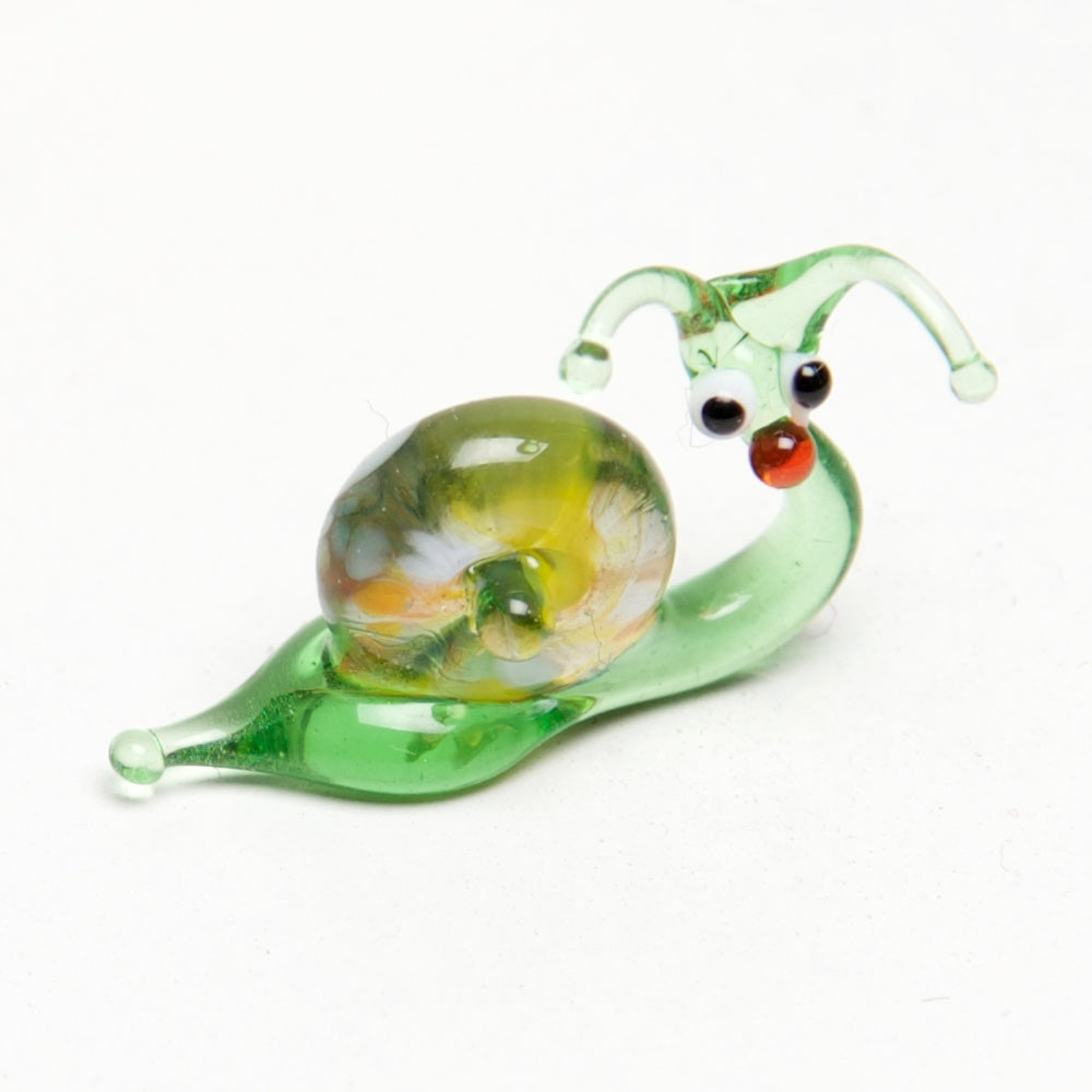Bugs & Slugs Micro blown glass figurines w/ box. - © Blue Pomegranate Gallery