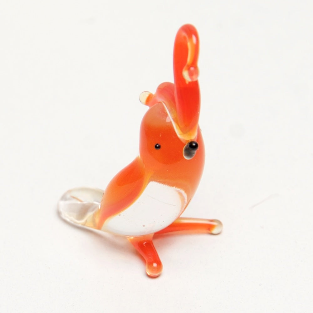 Birds Micro blown glass figurines w/ box. - © Blue Pomegranate Gallery