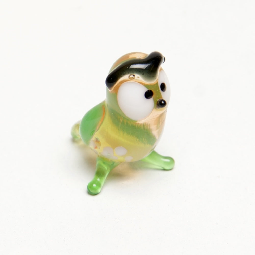 Birds Micro blown glass figurines w/ box. - © Blue Pomegranate Gallery