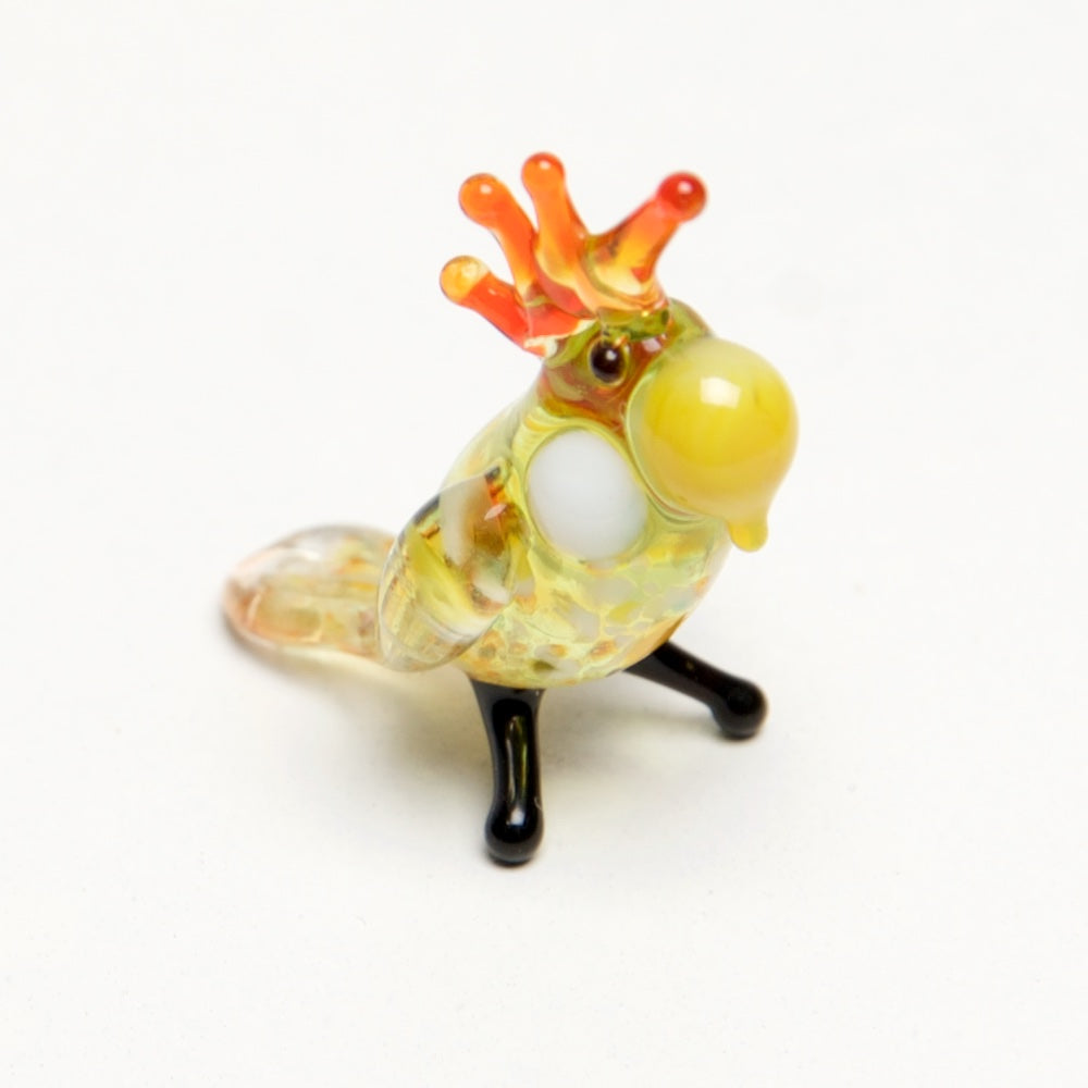 Birds Micro blown glass figurines w/ box. - © Blue Pomegranate Gallery
