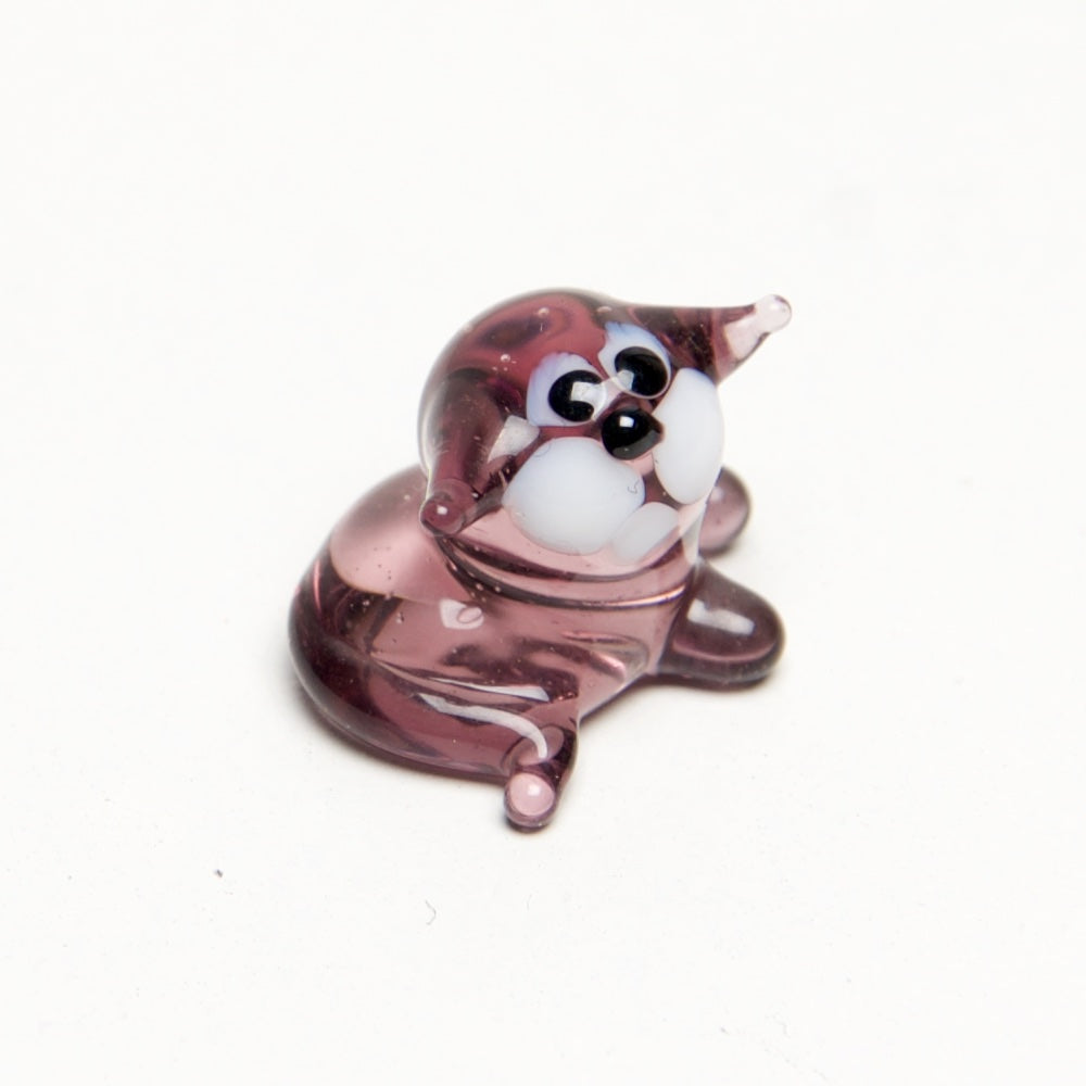 Pets Micro blown glass figurines w/ box. - © Blue Pomegranate Gallery
