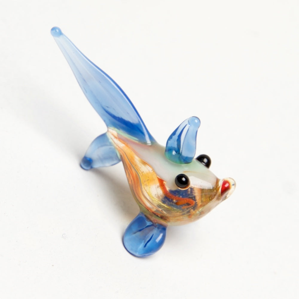 Ocean Micro blown glass figurines w/ box. - © Blue Pomegranate Gallery