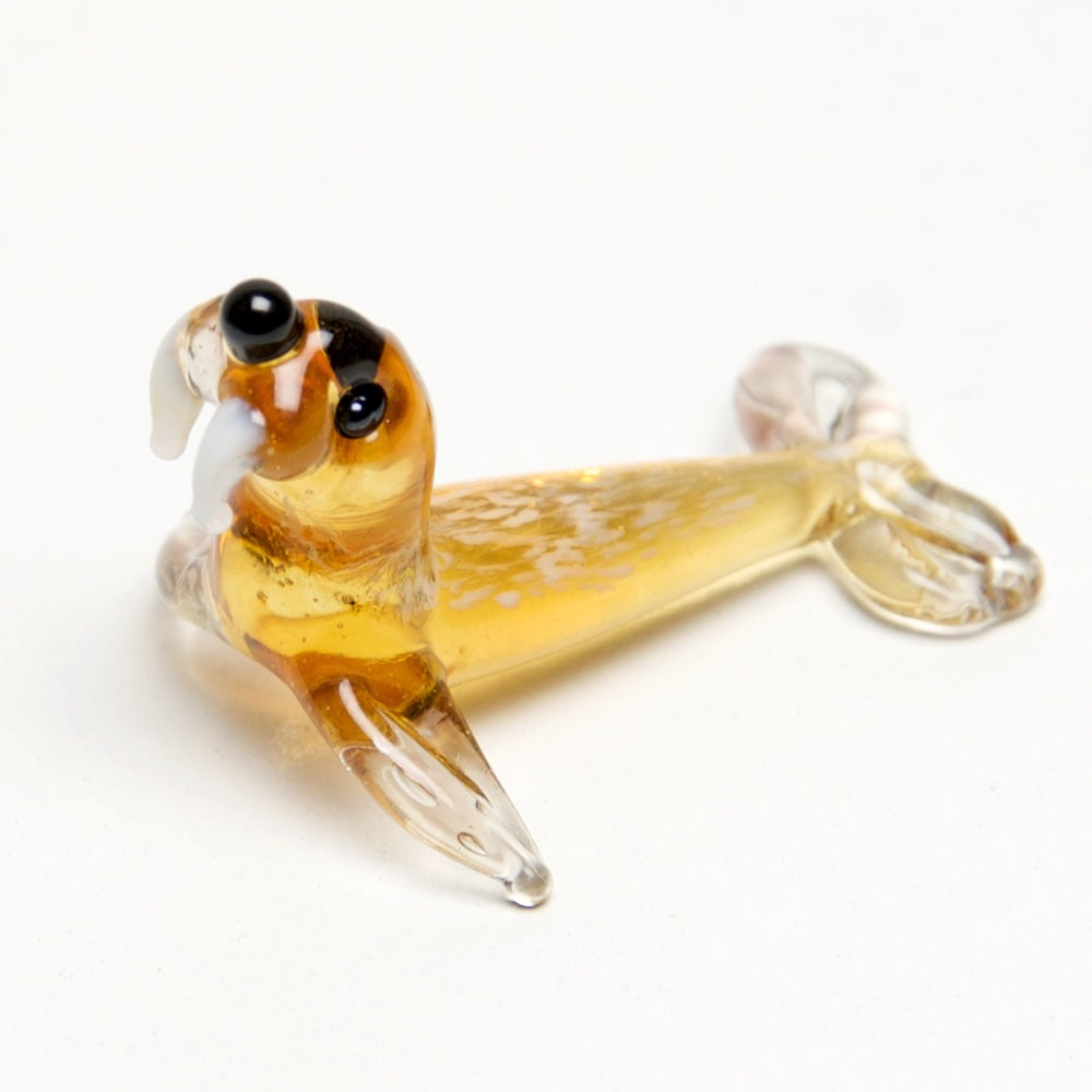 Ocean Micro blown glass figurines w/ box. - © Blue Pomegranate Gallery