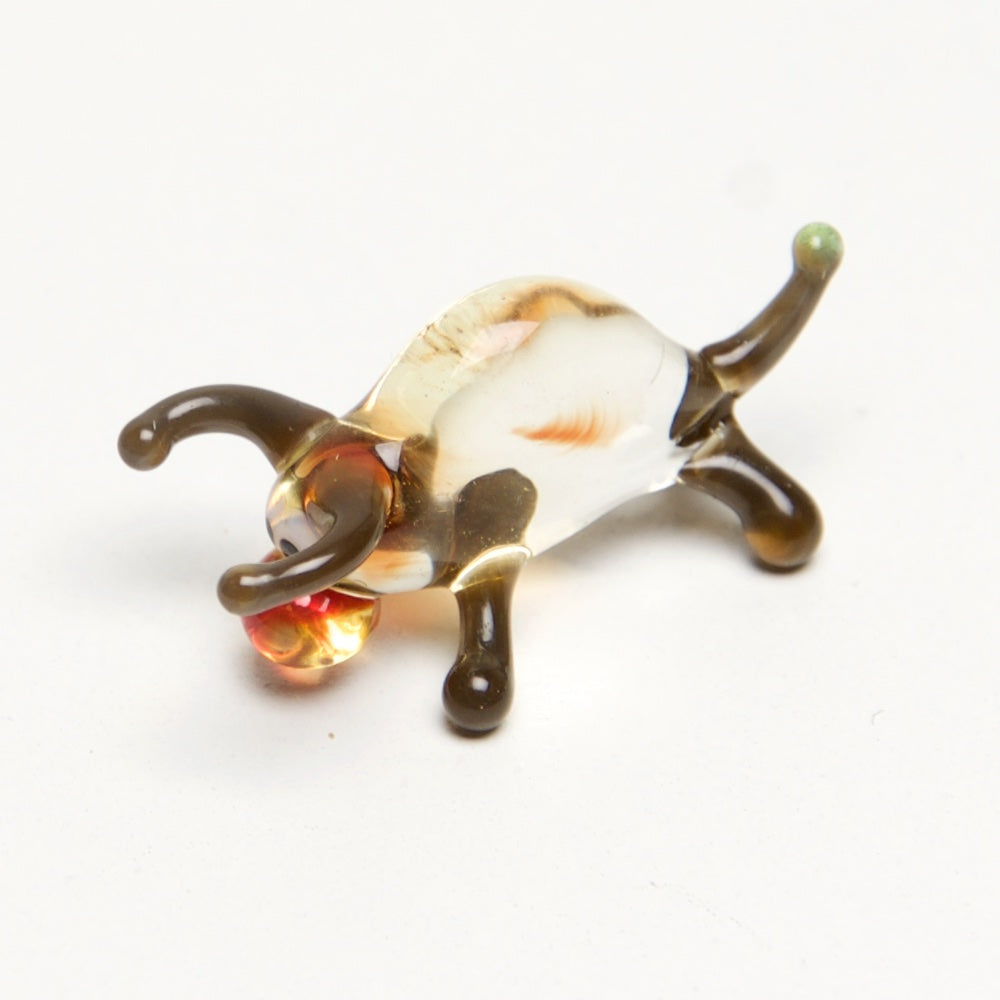 Farm Micro blown glass figurines w/ box. - © Blue Pomegranate Gallery