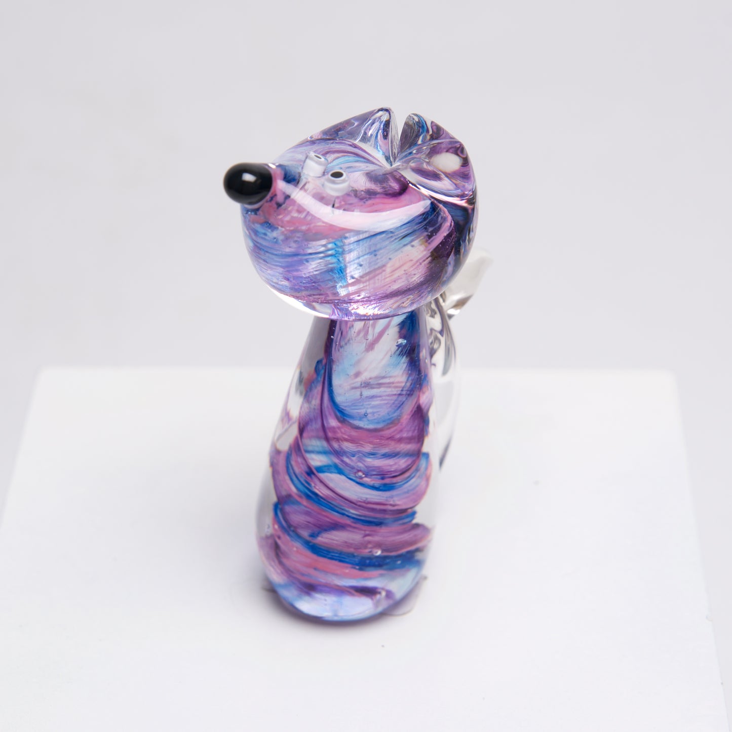 Blown Glass Mini Dog by Catherine Labonte - © Blue Pomegranate Gallery