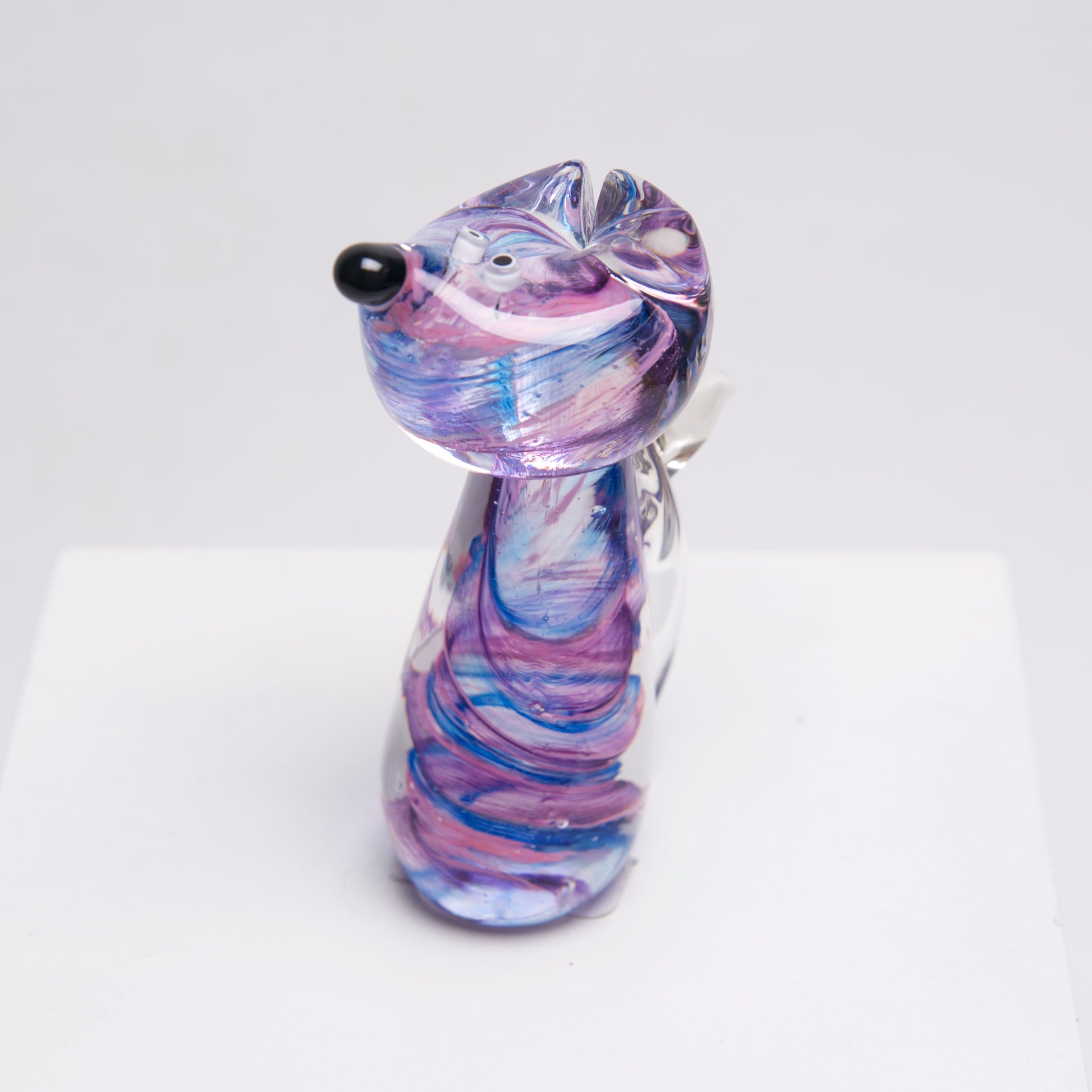 Blown Glass Mini Dog by Catherine Labonte - © Blue Pomegranate Gallery