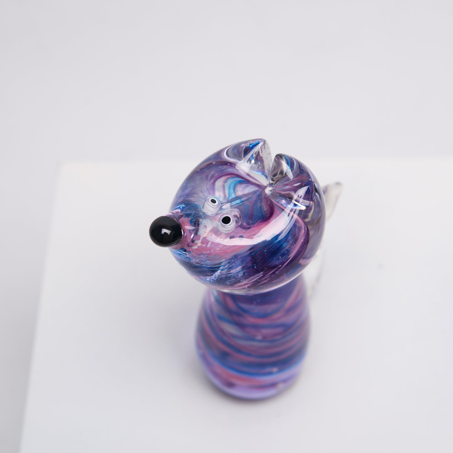 Blown Glass Mini Dog by Catherine Labonte - © Blue Pomegranate Gallery