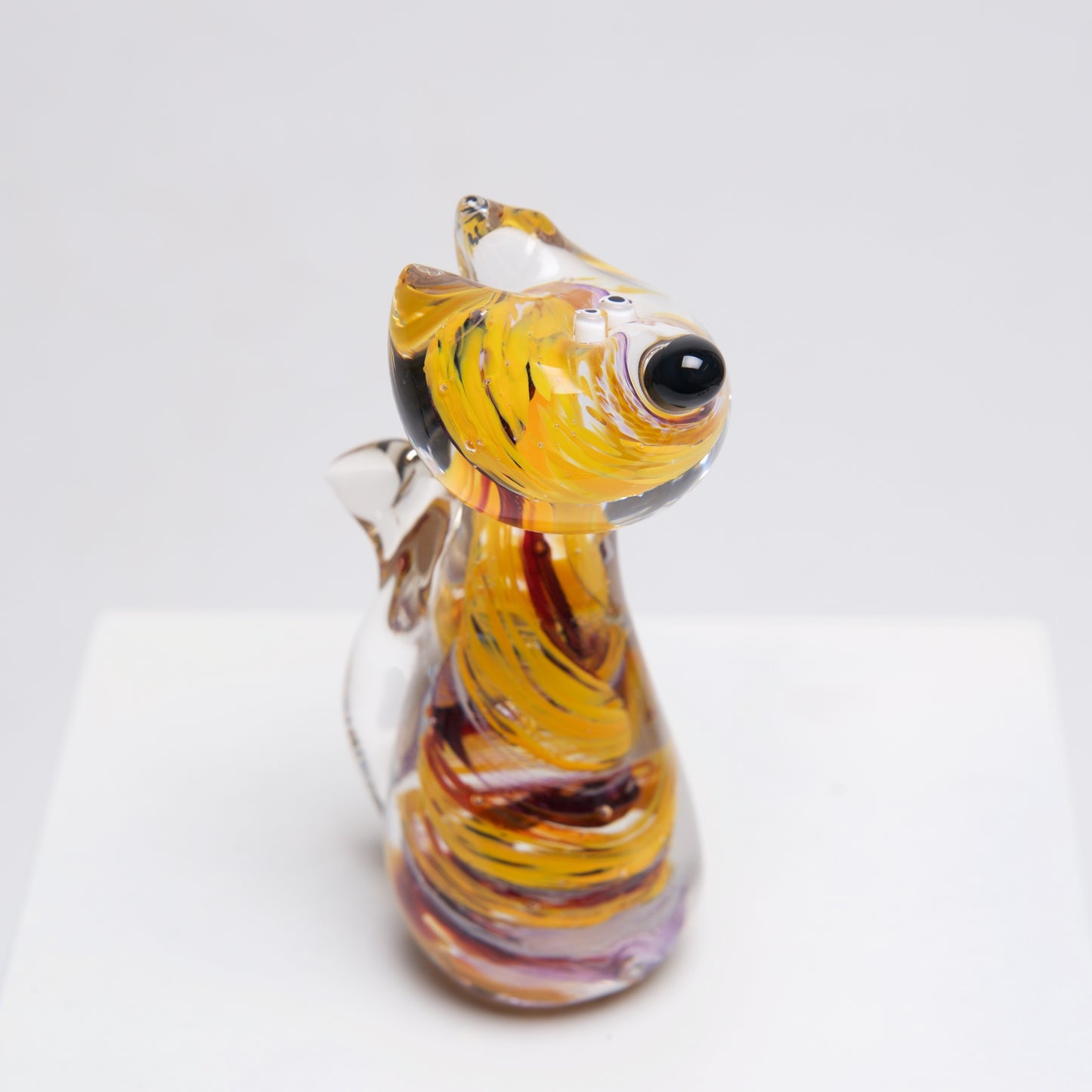 Blown Glass Mini Dog by Catherine Labonte - © Blue Pomegranate Gallery