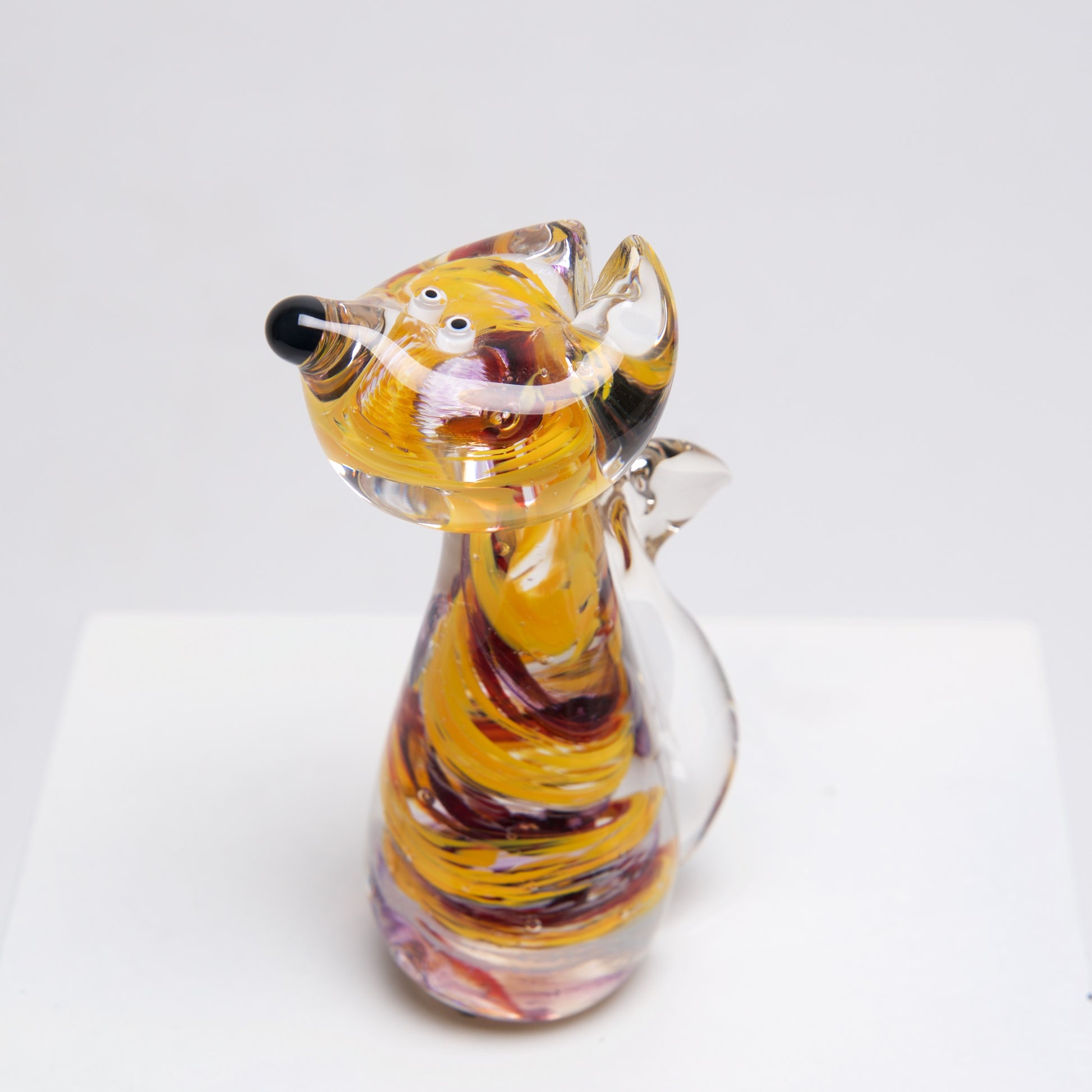 Blown Glass Mini Dog by Catherine Labonte - © Blue Pomegranate Gallery