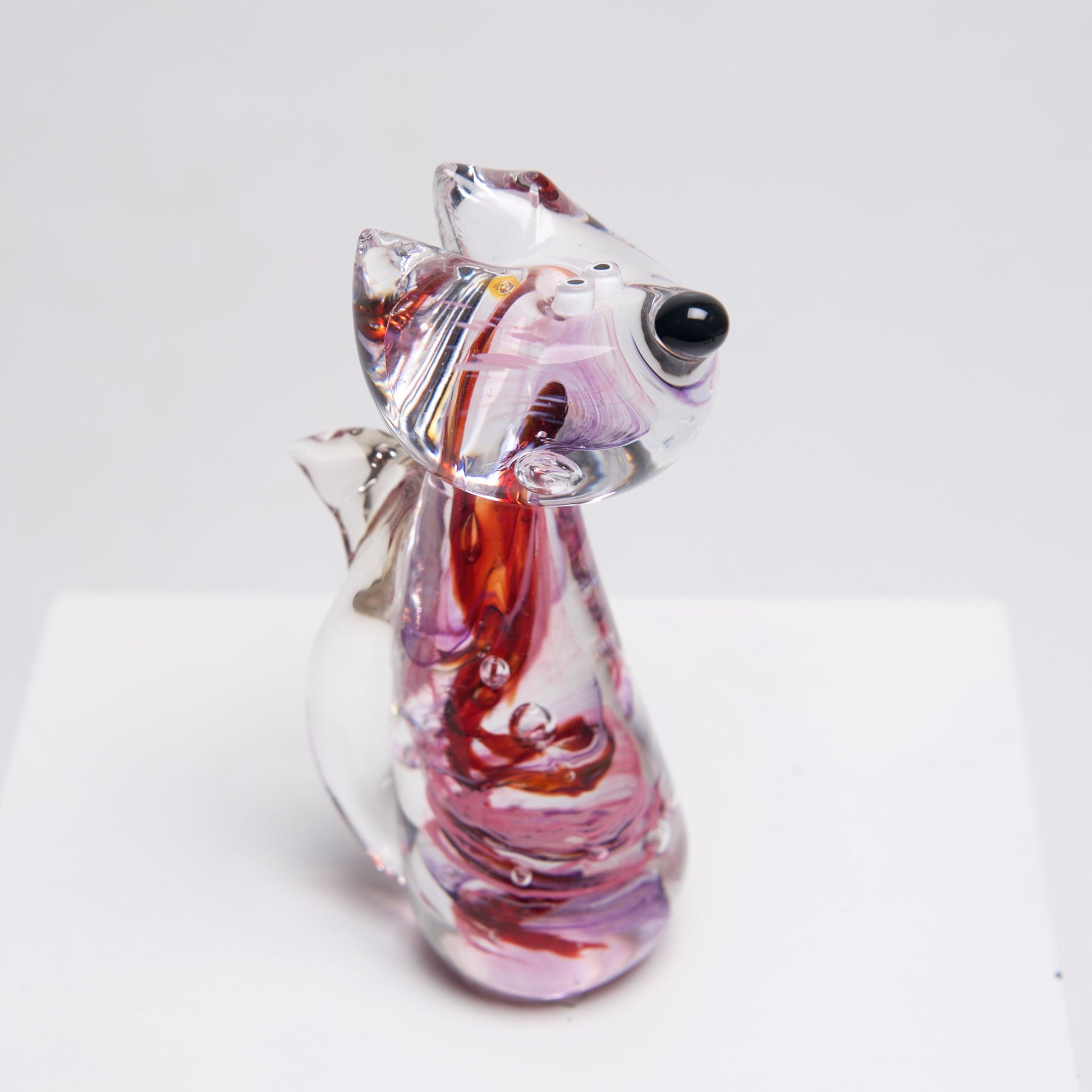 Blown Glass Mini Dog by Catherine Labonte - © Blue Pomegranate Gallery