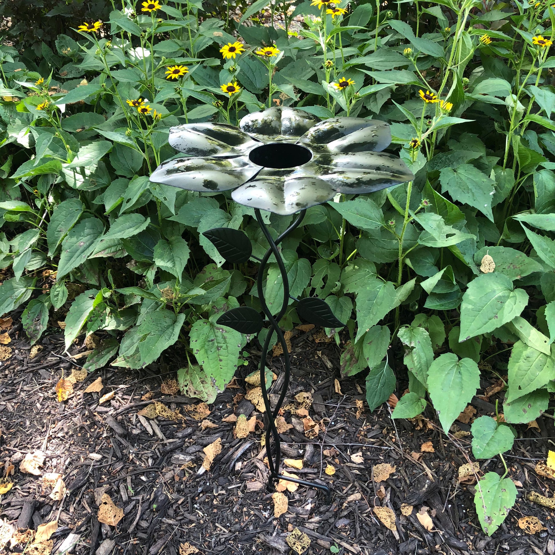 Poppy Bird Bath by Sally Scott - © Blue Pomegranate Gallery