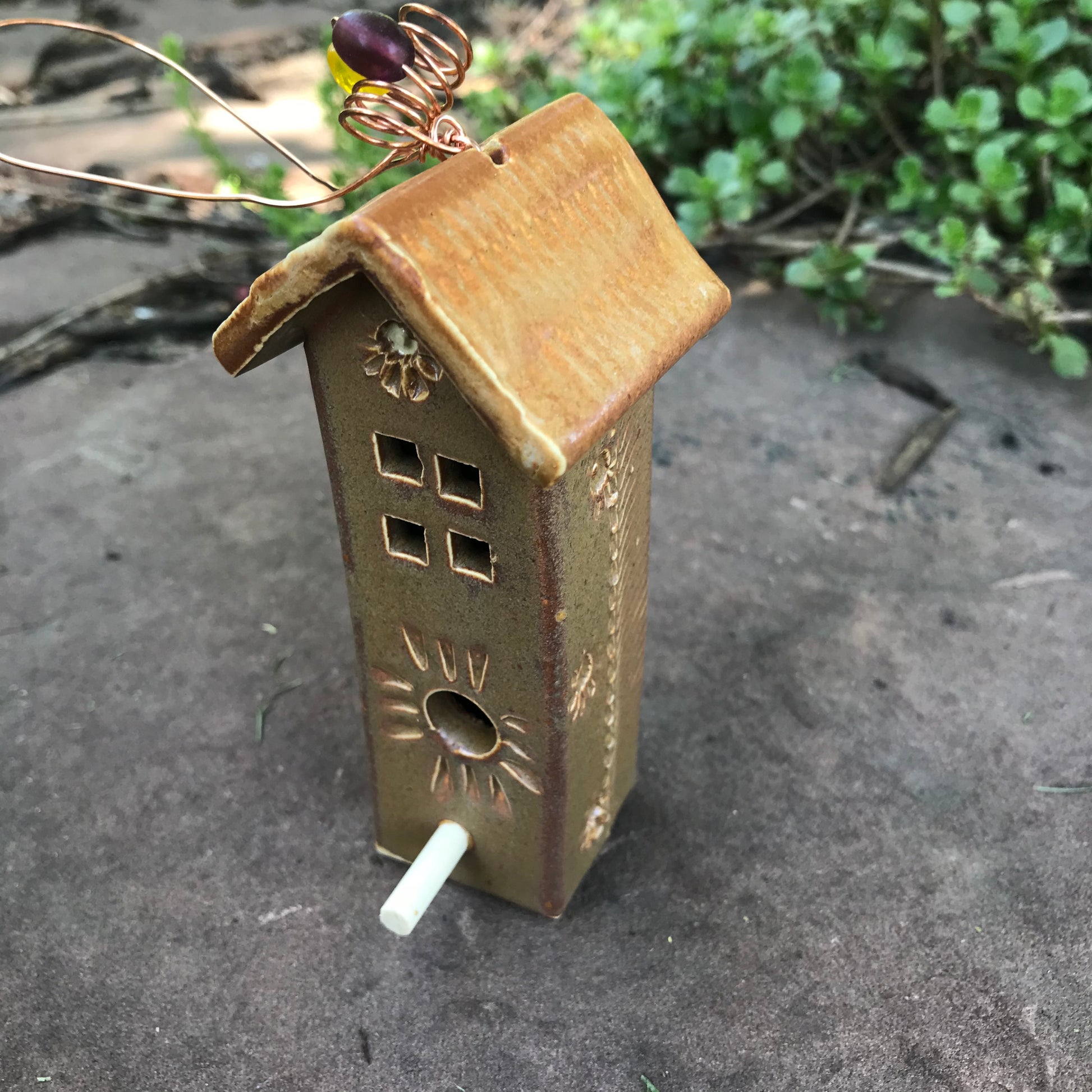 Mini Hanging Birdhouse by Michael Macone - © Blue Pomegranate Gallery